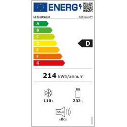 LG Réfrigérateur congélateur bas GBF3102DPY