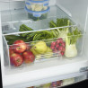 SEVERIN Réfrigérateur Congélateur combiné Total NoFrost, Pose libre, Largeur 60 cm, 315 L, Classe E, Veggibox inclus, Rétro, Noi