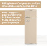 SEVERIN Réfrigérateur Congélateur 2 portes, Pose libre, Réfrigérateur Double Porte avec Congélateur Largeur 55 cm, 246 L, Classe