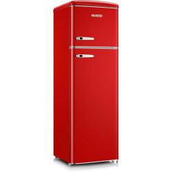 SEVERIN Réfrigérateur Congélateur 2 portes, Pose libre, Réfrigérateur Double Porte avec Congélateur Largeur 55 cm, 246 L, Classe