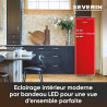 SEVERIN Réfrigérateur Congélateur 2 portes, Pose libre, Réfrigérateur Double Porte avec Congélateur Largeur 55 cm, 246 L, Classe