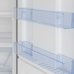 Beko RFNE448E45W Congélateur 404 L Volume net No Frost Fonction Congélation Rapide Ecran Multifonction 6 Tiroirs + 2 Compartimen