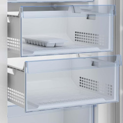 Beko RFNE448E45W Congélateur 404 L Volume net No Frost Fonction Congélation Rapide Ecran Multifonction 6 Tiroirs + 2 Compartimen
