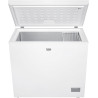 Beko CF200CWN Congélateur, 198 L, 1 panier de congélation, fonction congélation rapide, roulettes de transport, système d'affich