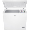 Beko CF200CWN Congélateur, 198 L, 1 panier de congélation, fonction congélation rapide, roulettes de transport, système d'affich