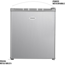 PRIMO PR147DV Mini congélateur - Petit congélateur - Indépendant - 33L - D - Argenté