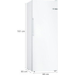 Bosch GSN29VWEV, Série 4, Congélateur armoire, Pose libre, 161 x 60 cm, 200 L, Blanc