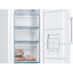 Bosch GSN29VWEV, Série 4, Congélateur armoire, Pose libre, 161 x 60 cm, 200 L, Blanc
