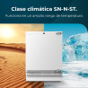 Cecotec mini congélateur intégrable de 101 l bolero coolmarket tf bi 101 blanc e. écran tactile, fast freezing, porte réversible