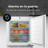 Cecotec mini congélateur intégrable de 101 l bolero coolmarket tf bi 101 blanc e. écran tactile, fast freezing, porte réversible