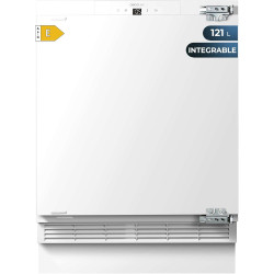 Cecotec Mini-réfrigérateur intégrable 121 L Bolero CoolMarket TT BI 121 Blanc. Hauteur 81,8 cm et largeur 59,5 cm, Tiroir de con