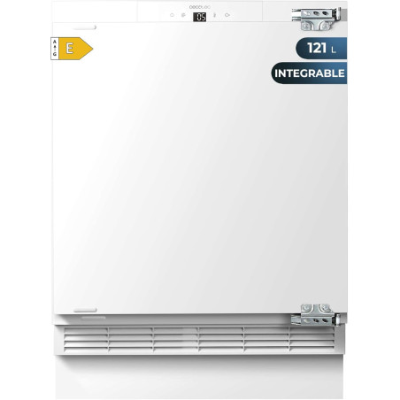Cecotec Mini-réfrigérateur intégrable 121 L Bolero CoolMarket TT BI 121 Blanc. Hauteur 81,8 cm et largeur 59,5 cm, Tiroir de con
