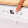 Cecotec Mini-réfrigérateur intégrable 121 L Bolero CoolMarket TT BI 121 Blanc. Hauteur 81,8 cm et largeur 59,5 cm, Tiroir de con