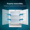Cecotec mini réfrigérateur encastrable 138 l bolero coolmarket tt bi 138 blanc e. hauteur 81,8 cm, 59,5 cm large, affichage tact