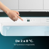 Cecotec mini réfrigérateur encastrable 138 l bolero coolmarket tt bi 138 blanc e. hauteur 81,8 cm, 59,5 cm large, affichage tact