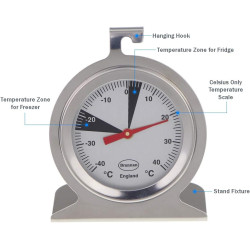 S/S DIAL Réfrigérateur congélateur Therm 402