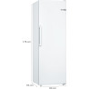 Bosch GSN33FWEV, Série 4, Congélateur armoire, Pose libre, 176 x 60 cm, 225 L, Blanc