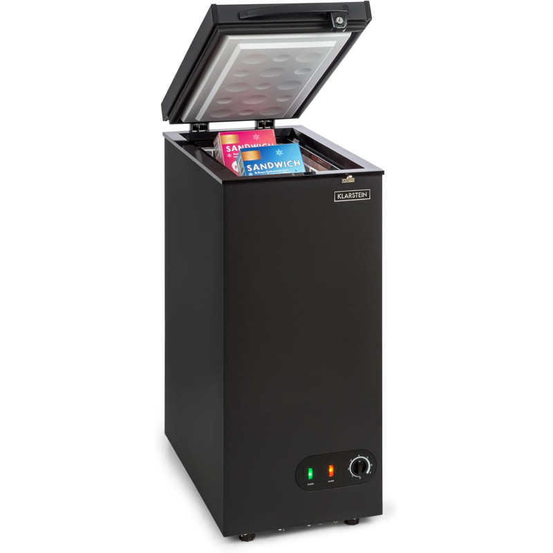 Klarstein Mini Congelateur Armoire, Petit Congélateur pour la Chambre et la Maison, Mini congélateur 51L, Congelateur Petite Tai