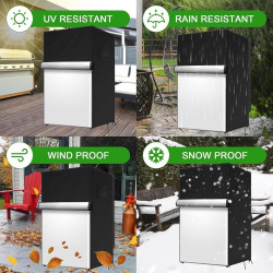 Housse De Réfrigérateur Extérieur, Protection Imperméable Pour Congélateur Et Frigo, Housse Lavable Anti-Poussière Pour Maison, 