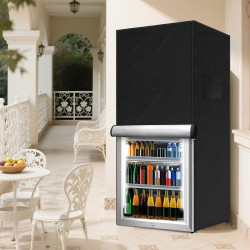 Housse De Petit Réfrigérateur Pour Extérieur, Protection Adjustable Pour Réfrigérateur, Housse Lavable Anti-Poussière Pour Maiso