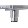 METRO Professional Congélateur GFR6600S, 380 L, refroidissement par air, 480 W, avec serrure, 5 étagères réglables, argenté
