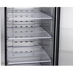 METRO Professional Congélateur GFR6400, acier inoxydable, 59.5x64x188.5cm, 240 L, refroidissement par ventilateur statique, 480 