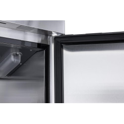 METRO Professional Congélateur GFR6400, acier inoxydable, 59.5x64x188.5cm, 240 L, refroidissement par ventilateur statique, 480 