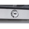 METRO Professional Congélateur GFR6400, acier inoxydable, 59.5x64x188.5cm, 240 L, refroidissement par ventilateur statique, 480 