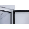 METRO Professional Congélateur GFR6600, aluminium, 77,5 x 72 x 193 cm, 380 L, froid ventilé, 480 W, GN 1/1, avec serrure, blanc