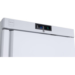 METRO Professional Congélateur GFR6600, aluminium, 77,5 x 72 x 193 cm, 380 L, froid ventilé, 480 W, GN 1/1, avec serrure, blanc