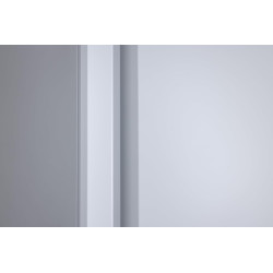 METRO Professional Congélateur GFR6600, aluminium, 77,5 x 72 x 193 cm, 380 L, froid ventilé, 480 W, GN 1/1, avec serrure, blanc