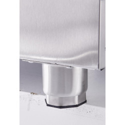 METRO Professional Congélateur GFR4600S, inox/ABS, 511 L, réfrigération statique, 145 W, avec serrure, argenté