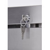 METRO Professional Congélateur GFR4600S, inox/ABS, 511 L, réfrigération statique, 145 W, avec serrure, argenté