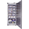 METRO Professional Congélateur GFR4600S, inox/ABS, 511 L, réfrigération statique, 145 W, avec serrure, argenté