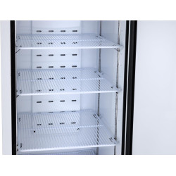 METRO Professional Congélateur GFR6400, acier inoxydable, 59.5x64x188.5cm, 240 L, refroidissement par ventilateur statique, 480 