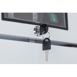 METRO Professional Congélateur GFR6400, acier inoxydable, 59.5x64x188.5cm, 240 L, refroidissement par ventilateur statique, 480 