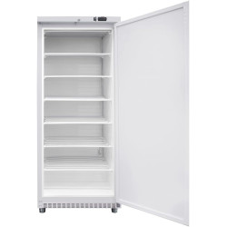 METRO Professional Congélateur GFR4600, métal/ABS, 511 L, froid statique, 145 W, avec serrure, 7 étagères, blanc