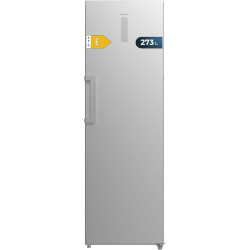 Cecotec Congélateur Vertical de 273 L Bolero CoolMarket UF 273 Inox E. 185 cm de Hauteur, Total No Frost, Moteur Inverter Plus, 
