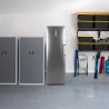 Cecotec Congélateur Vertical de 273 L Bolero CoolMarket UF 273 Inox E. 185 cm de Hauteur, Total No Frost, Moteur Inverter Plus, 