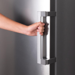 Cecotec Congélateur Vertical de 273 L Bolero CoolMarket UF 273 Inox E. 185 cm de Hauteur, Total No Frost, Moteur Inverter Plus, 
