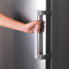 Cecotec Congélateur Vertical de 273 L Bolero CoolMarket UF 273 Inox E. 185 cm de Hauteur, Total No Frost, Moteur Inverter Plus, 