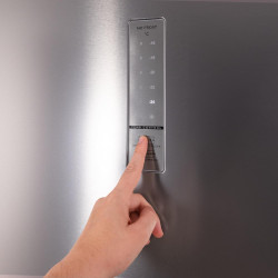 Cecotec Congélateur Vertical de 273 L Bolero CoolMarket UF 273 Inox E. 185 cm de Hauteur, Total No Frost, Moteur Inverter Plus, 