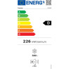 Cecotec Congélateur vertical Bolero CoolMarket UF 380 inox D. 1950W, grande capacité XL de 380L, classe D, inverter plus, Total 