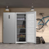 Cecotec Congélateur Vertical 380L Bolero CoolMarket UF 380 Inox, Moteur Inverter Plus, Économie d’Énergie, Total No Frost, Écran