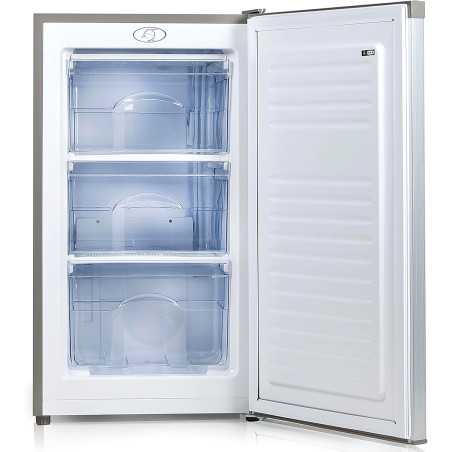 PRIMO PR149DV Congélateur Table Top - 64L - Argent - Comptoir, Réversible - Freezer