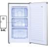 PRIMO PR149DV Congélateur Table Top - 64L - Argent - Comptoir, Réversible - Freezer
