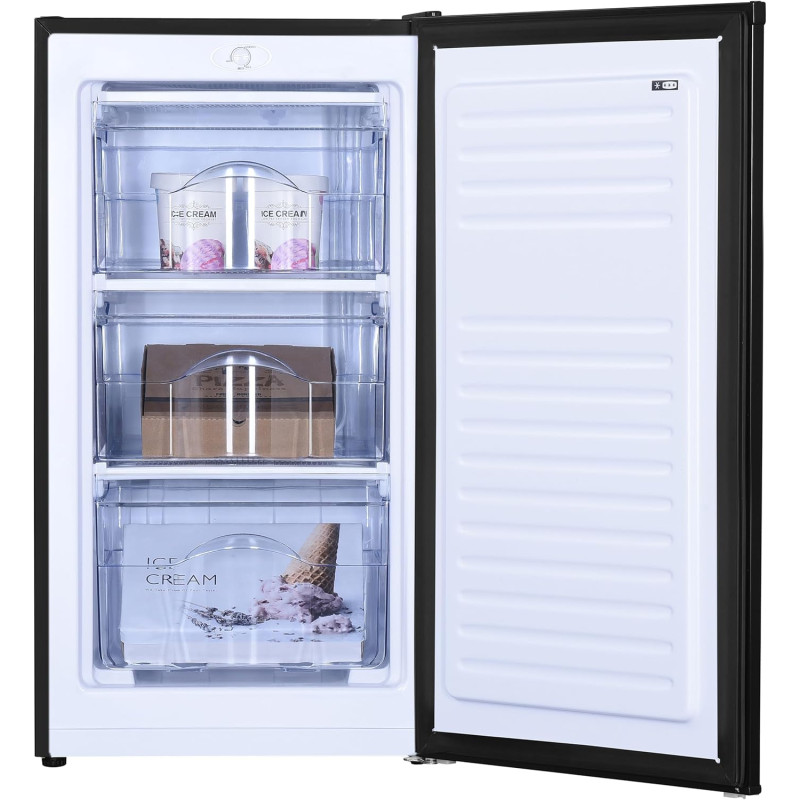 PRIMO PR150DV Congélateur Table Top - 64L - Pose Libre - Classe D - Noir