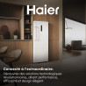 HAIER - Congélateur Armoire Connecté - 1 Porte - Classe Énergétique E - Technologie Total No Frost - Blanc - 226 Litres - 153,5 