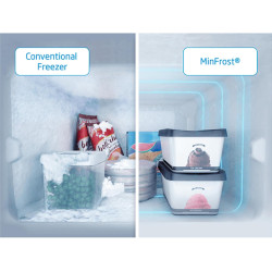 Beko FSE1074N Congélateur table top - Pose libre, Encastrable, 95L, 37 dB, Charnière de porte réversible, Blanc, Classe E