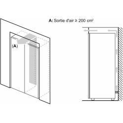 Bosch GSN36CWEP, Série 4, Congélateur armoire, Pose libre, 186 x 60 cm, 242 L, Blanc